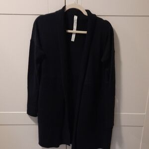 Lululemon Sit In Lotus Wrap ll Merino Wool Open Cardigan Sweater Size 8